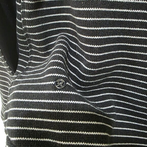 Lululemon Striped Sweatshirt Black White Long Sleeve Soft Lightweight Pullover - Picture 6 of 7